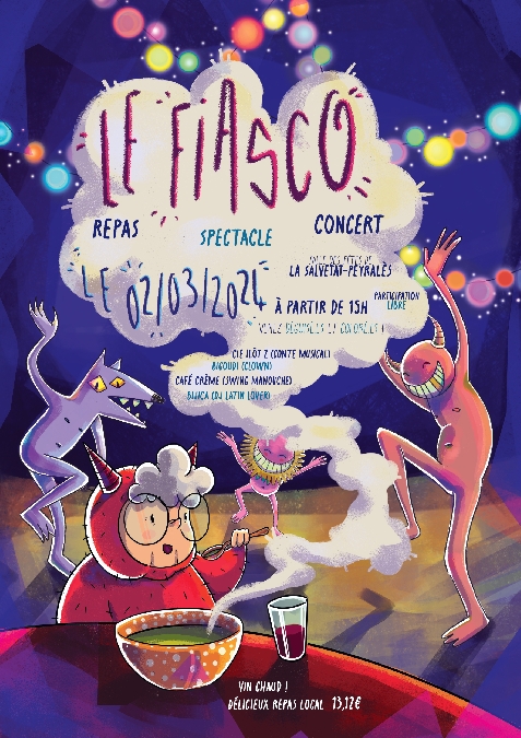 Le Fiasco, repas concert carnavalesque