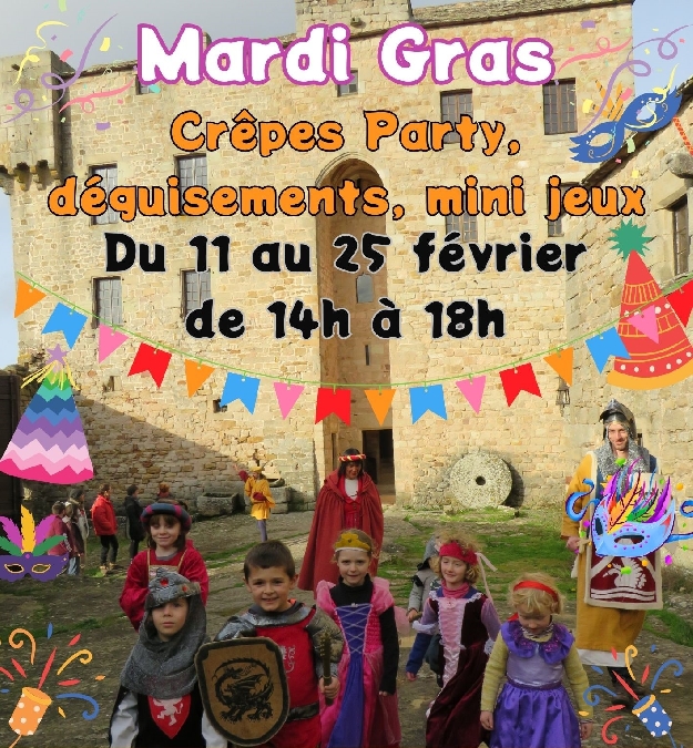 Mardi Gras au Château de Montaigut