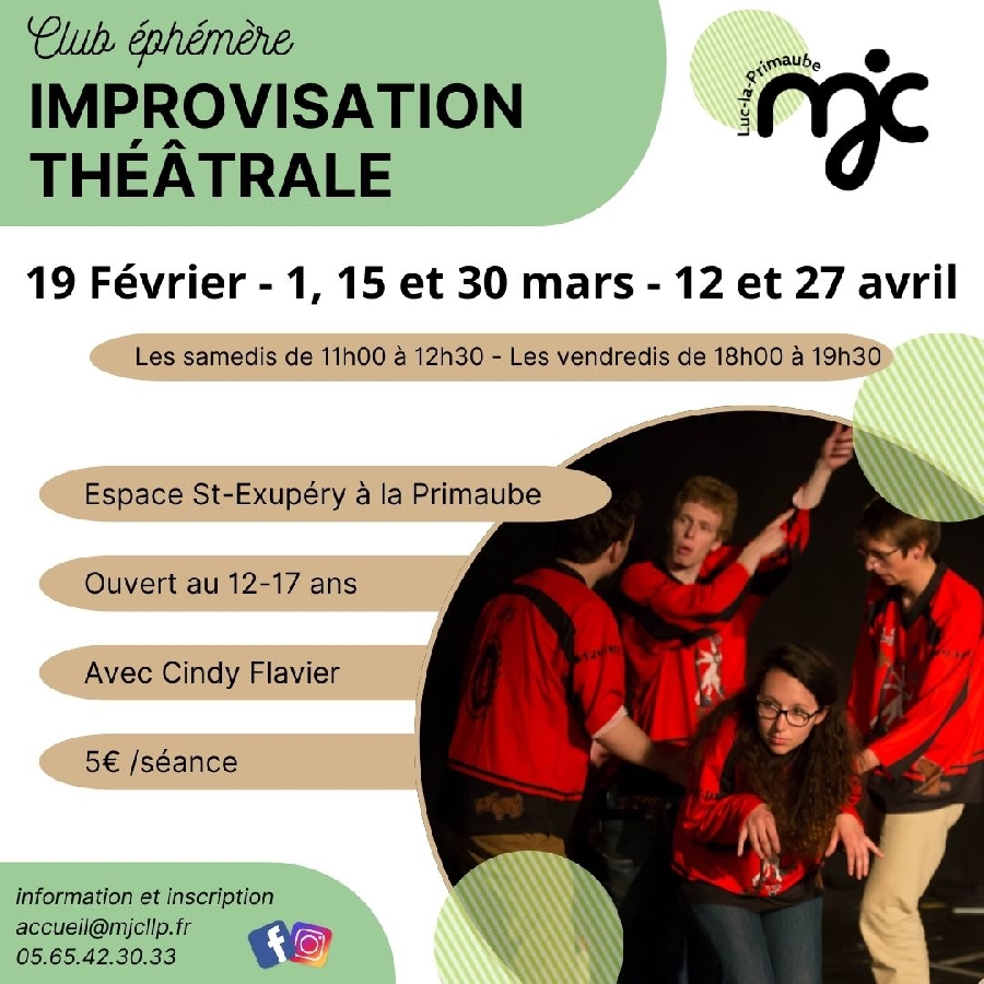CLUB ÉPHÉMÈRE : Théâtre d'improvisation