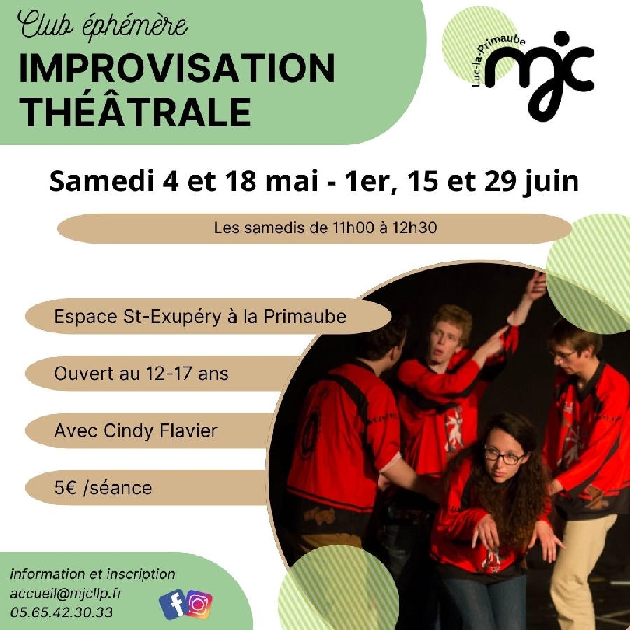 CLUB ÉPHÉMÈRE : Théâtre d'improvisation