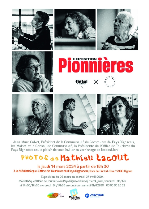 Exposition Pionnières / Finta - Photos de Mathieu Lacout