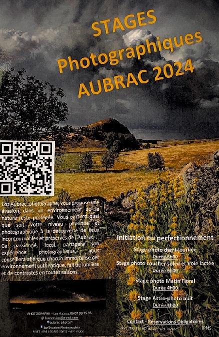 Initiation à la photographie de flore - Loz Aubrac Du 11 juil au 7 sept 2024