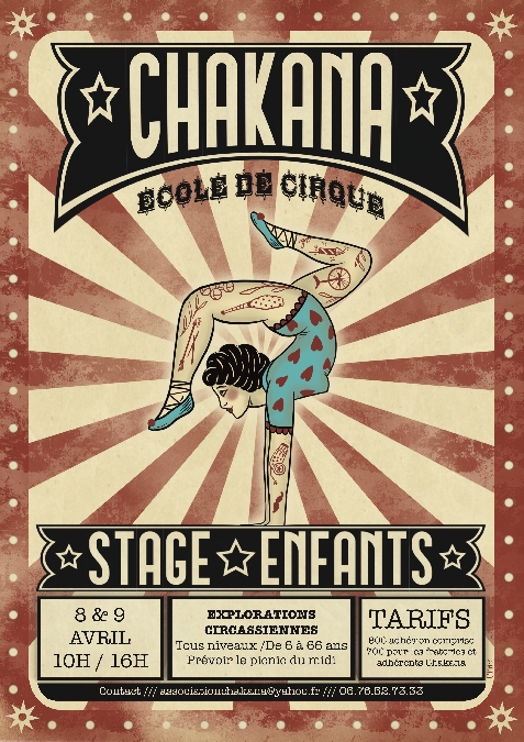 Stage de cirque enfants vacances de printemps - Chakana