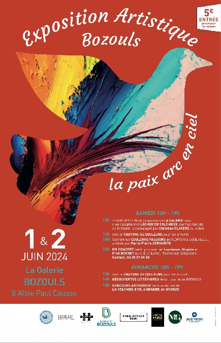 Un voyage artistique, la Paix Arc-en-Ciel Du 1 au 2 juin 2024