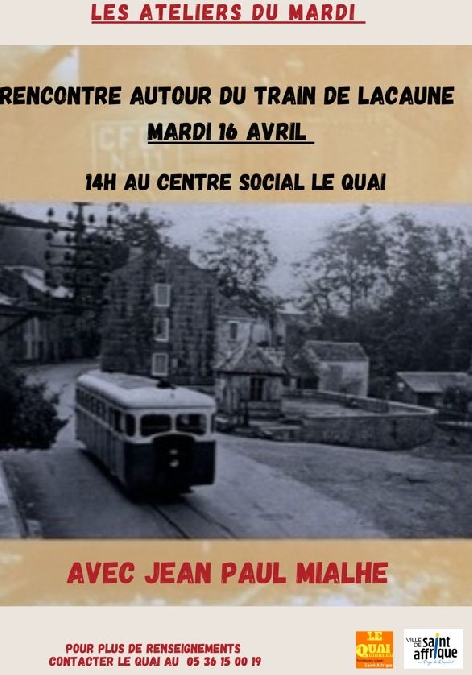 Rencontre autour du petit train de Lacaune avec Jean Paul Mialhe