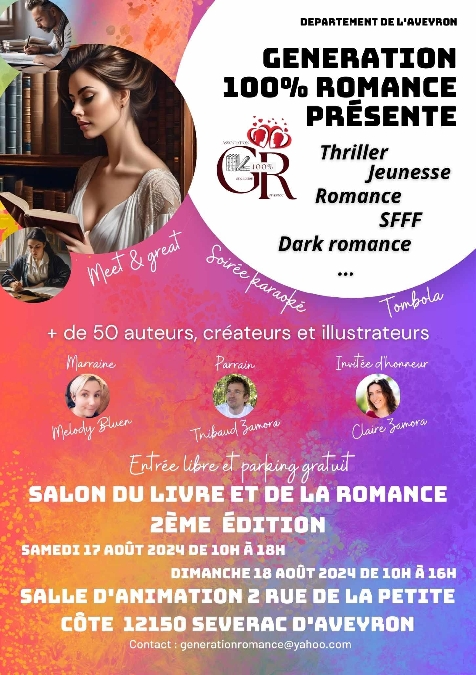 Salon du Livre et de la Romance à Sévérac-le-Château