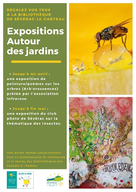 Exposition Autour des Jardins sur les insectes à Sévérac-le-Château