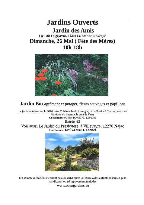 Jardins Ouverts : Le Jardin des Amis à La Bastide l'Evêque