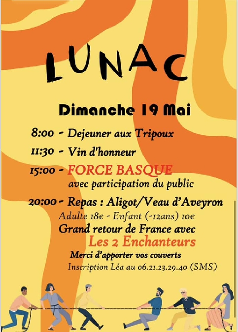 Fête de Lunac - Jeux basques et concert