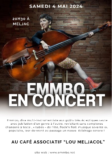 Emmbo en concert Le 4 mai 2024