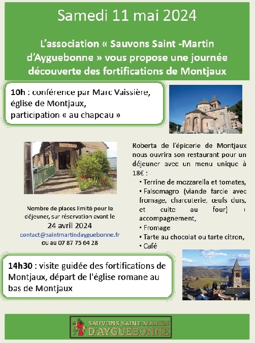 Journée découverte des fortifications de Montjaux