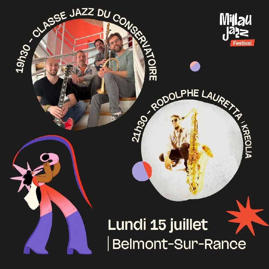 Concert Millau Jazz Festival - Rodolphe Lauretta - Kreolia