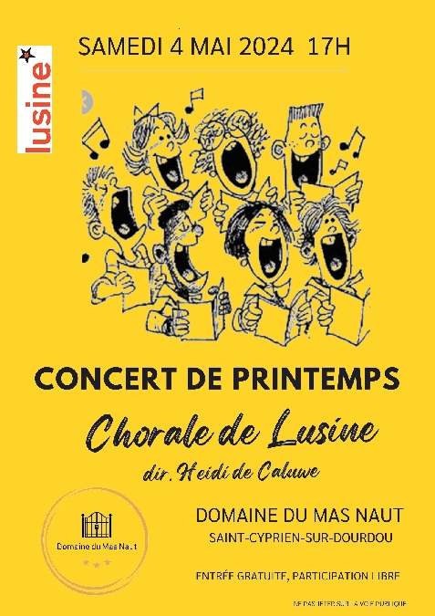 Concert de Printemps - Chorale de Lusine