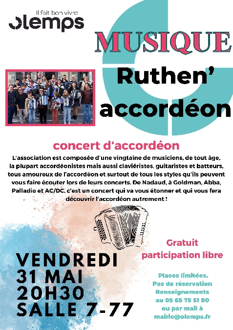 Concert : Ruthen'accordéon